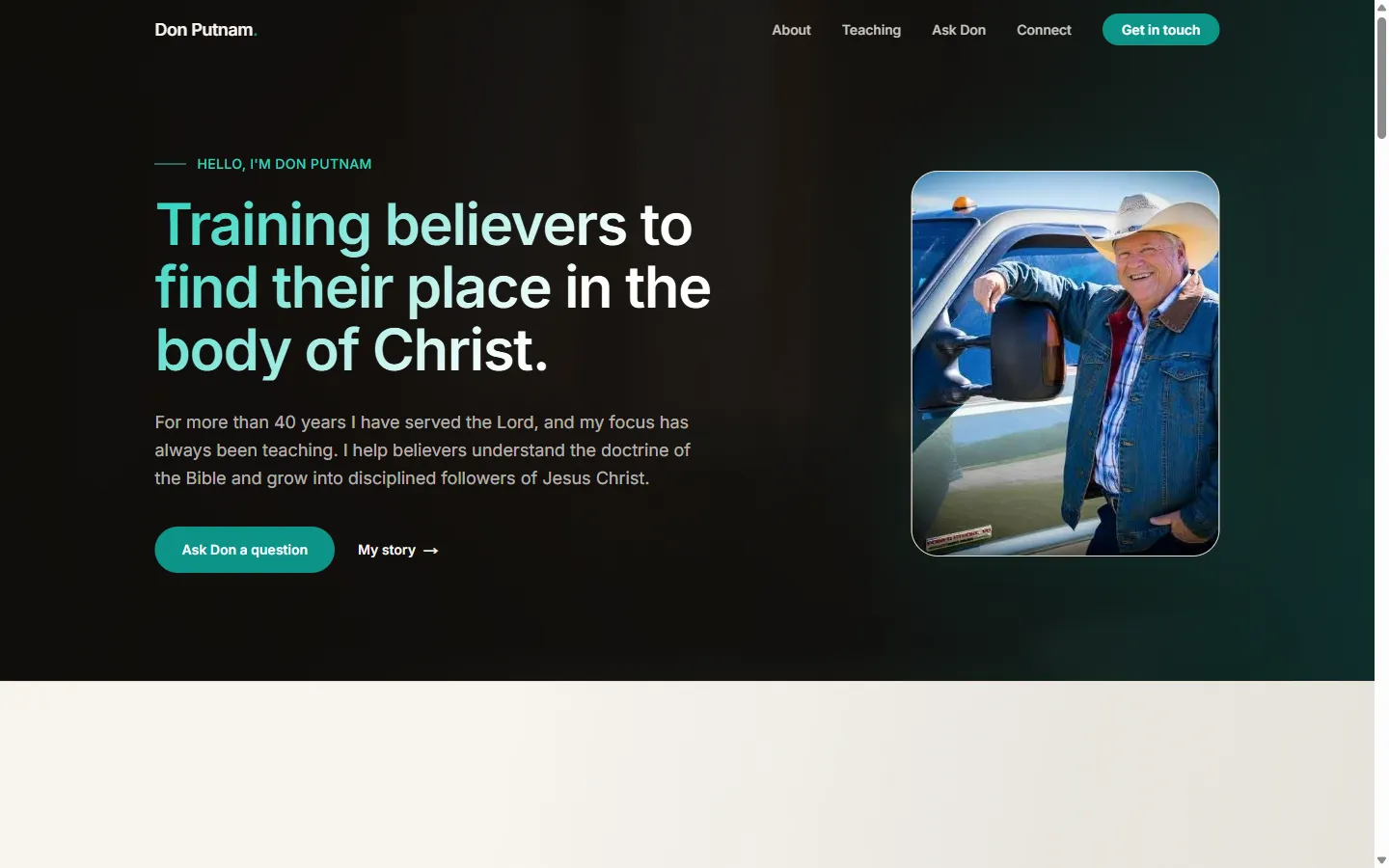 Donald Putnam website