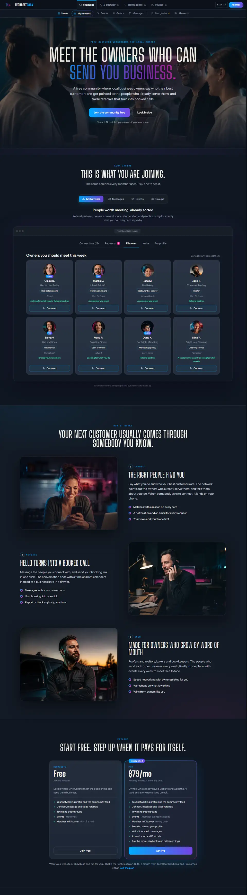 TechBeat Daily website