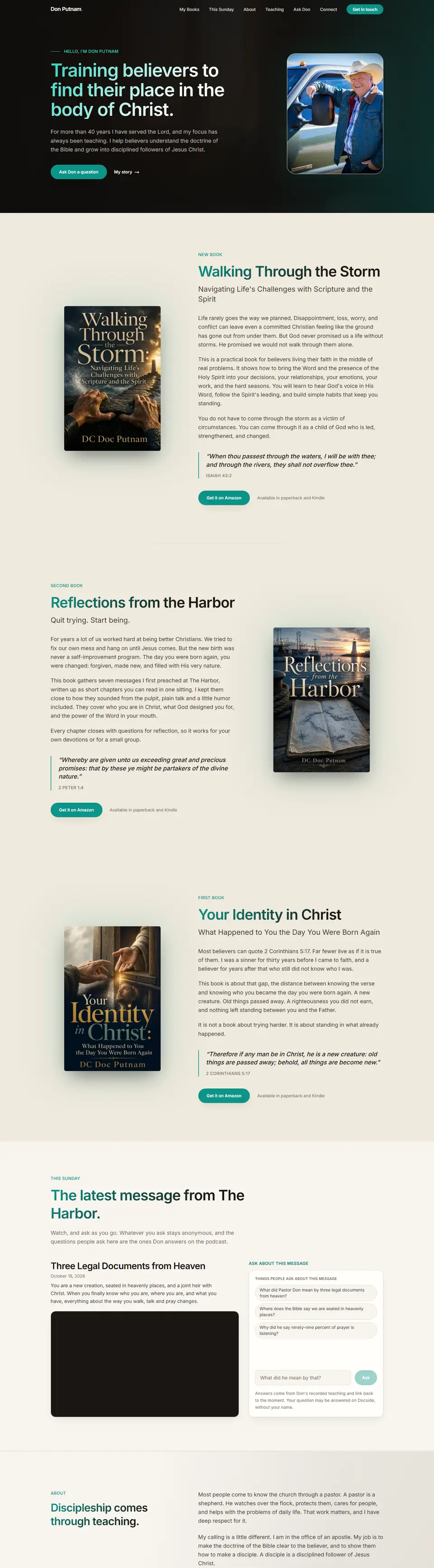 Don Putnam website