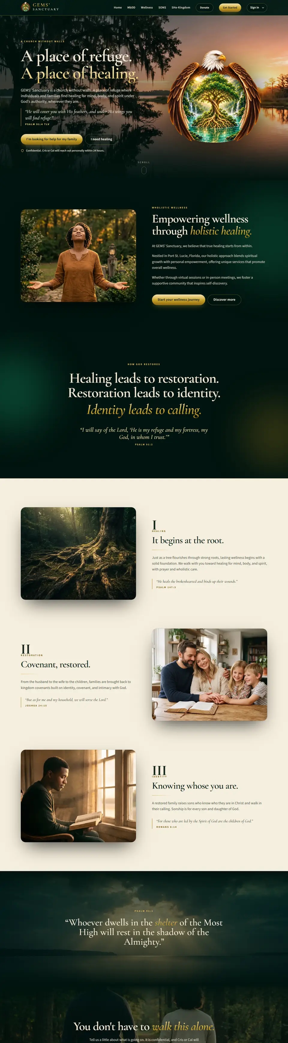 GEMS’ Sanctuary website