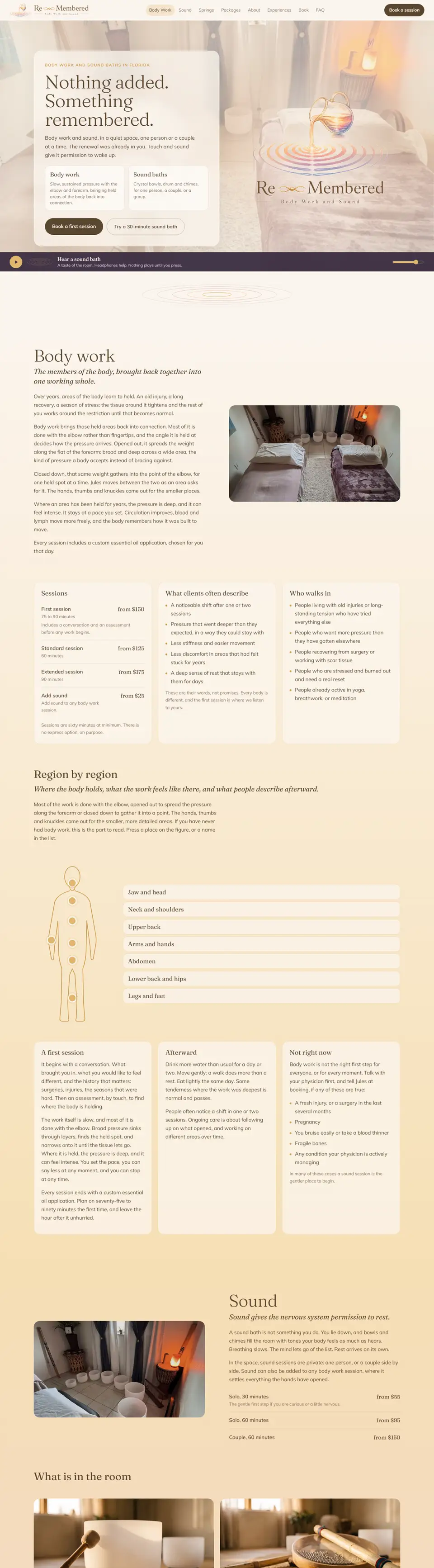 Re-Membered website